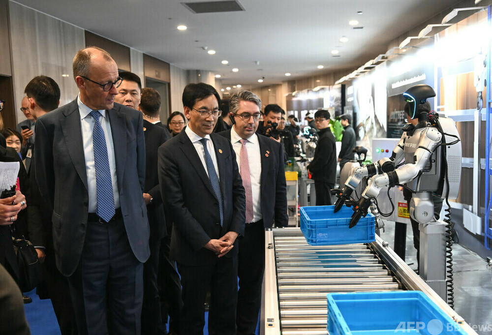 【三里河中国経済観察】ドイツ首相が訪中　中独協力の「未来の主戦場」を見据える　写真1枚　国際ニュース：AFPBB News