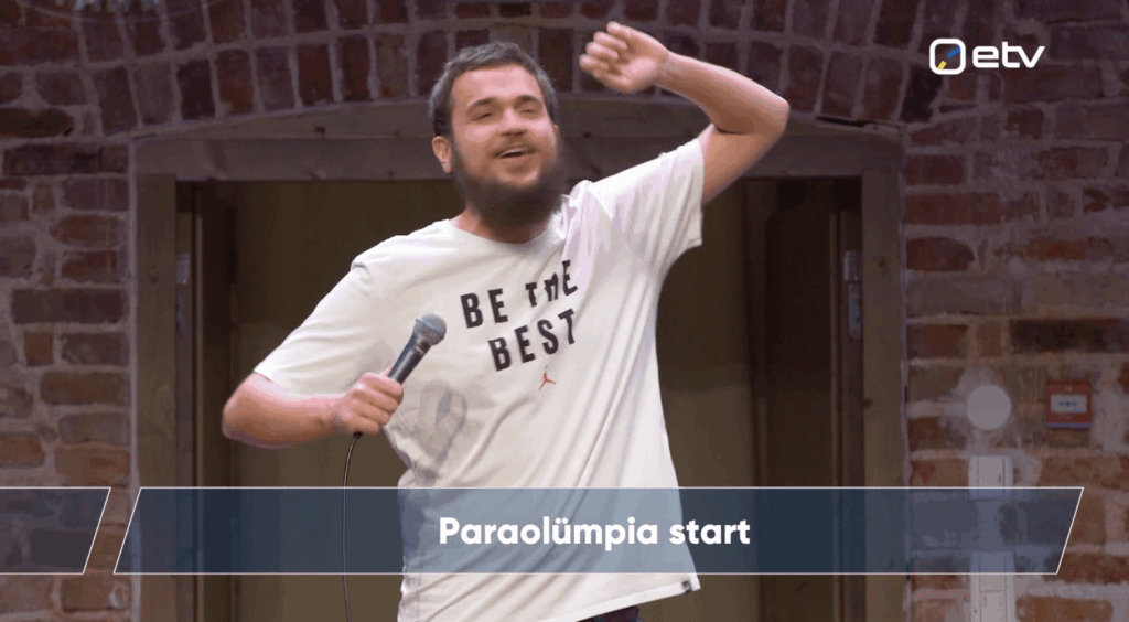 エストニアのスタンドアップステージにERRタイトル兄弟お願いします！