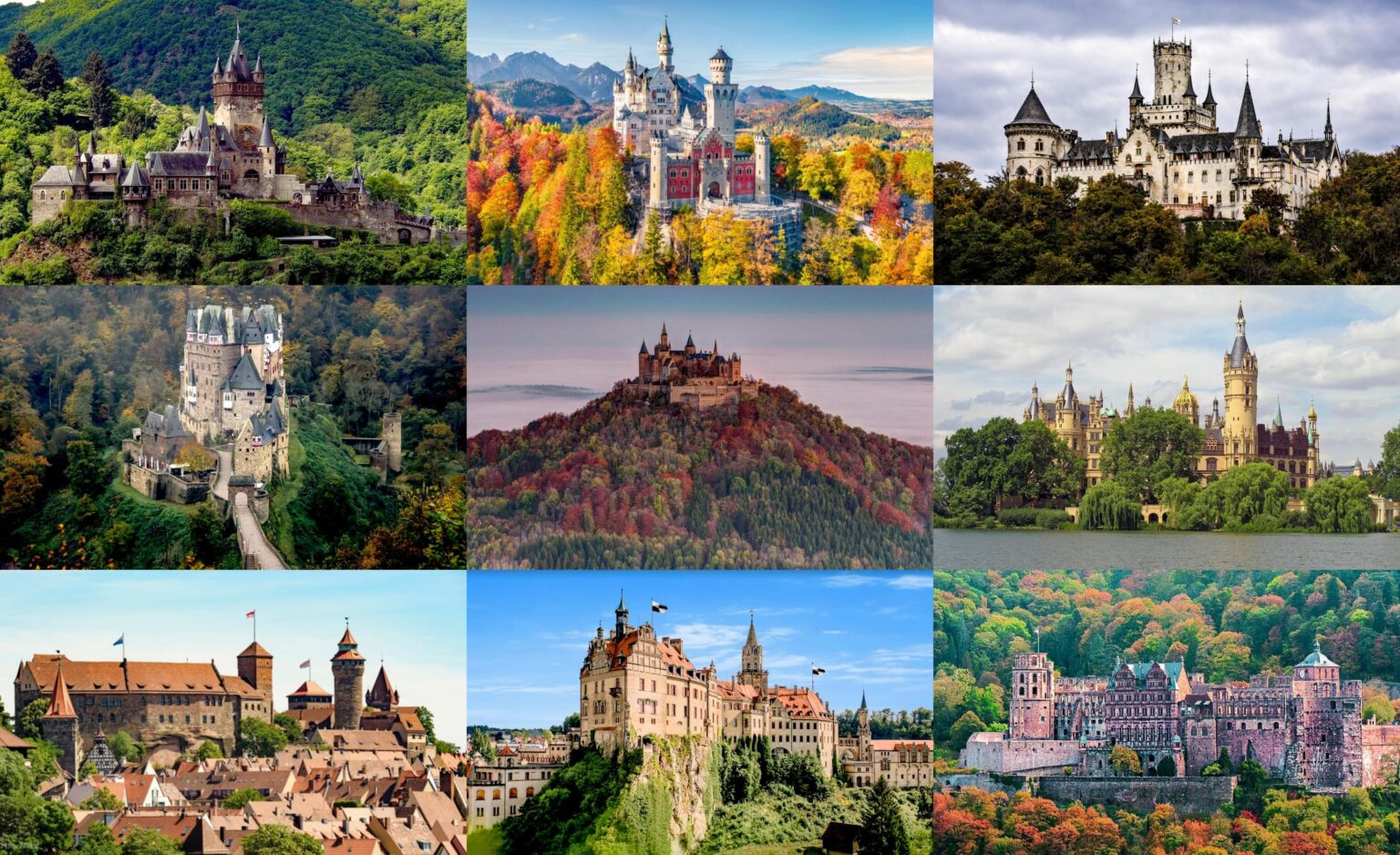 ドイツのどの城が最も美しいと思いますか?