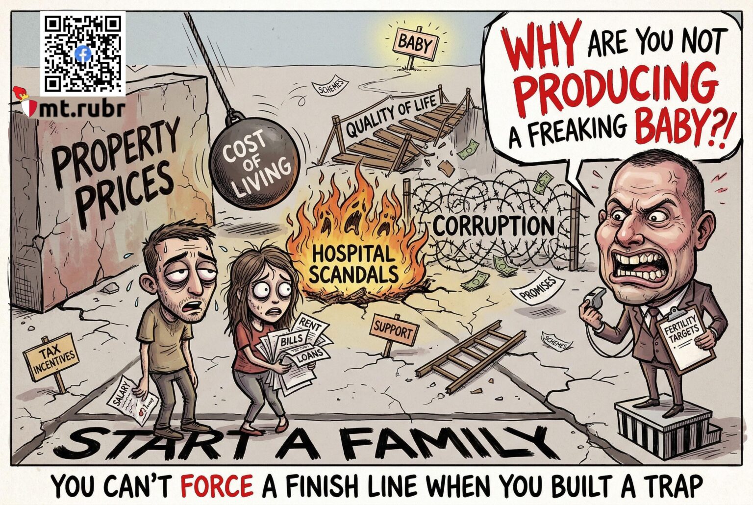 [mt.rubr] マルタの出生率は女性1人あたりの出生数1.01人に低下、依然としてEU内で最低水準