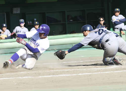 三重選抜チーム、慶大に敗れる　大学野球・持ち味出せず 四日市大の黒瀬が一矢