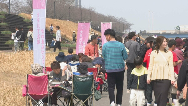 河川空間を活かした花見イベント 大分