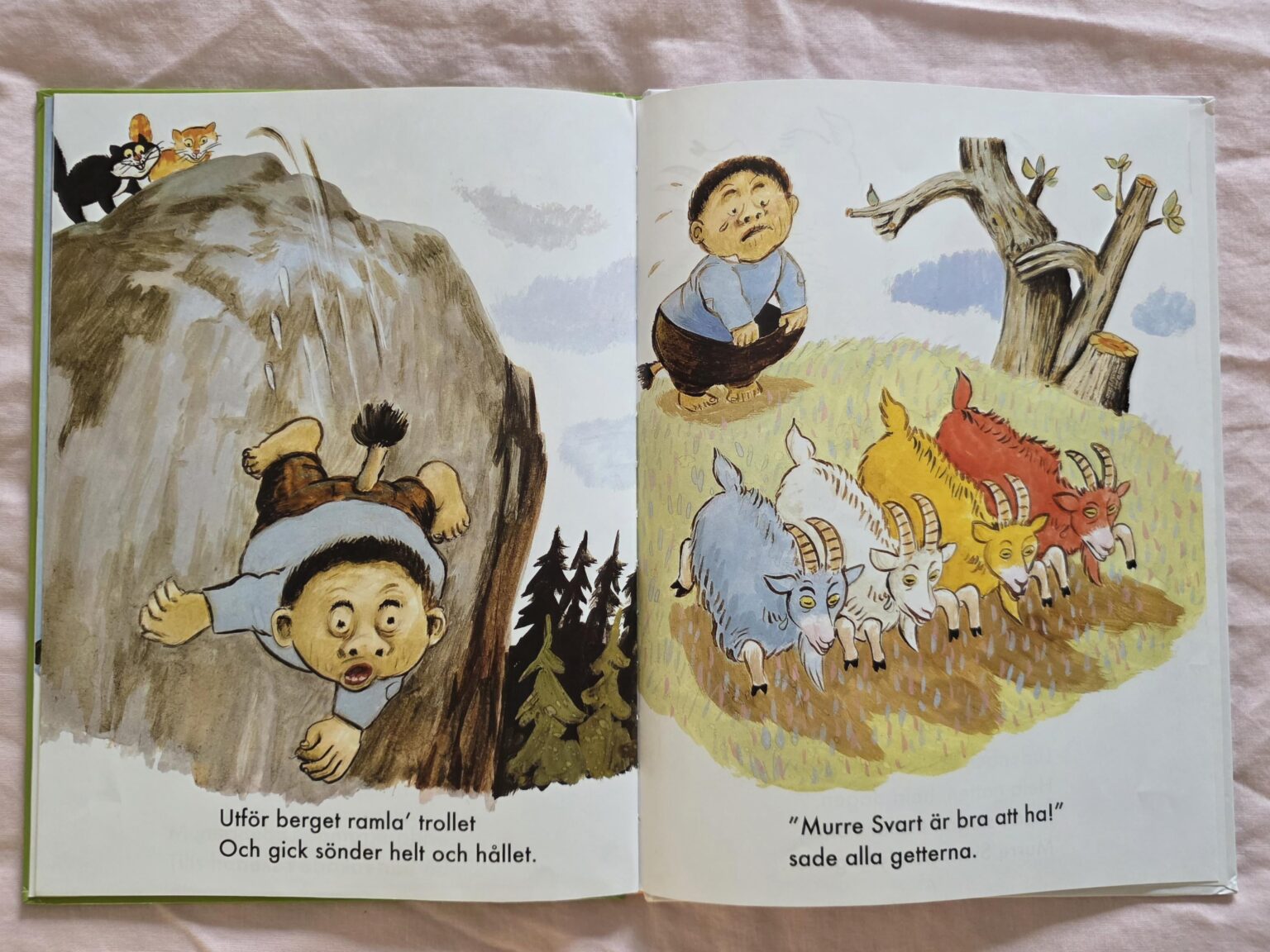 この韻を踏むためには、どのような不明瞭な方言を拾わなければなりませんか? 「ピーターと4匹のヤギ」の作者はどう思いましたか？