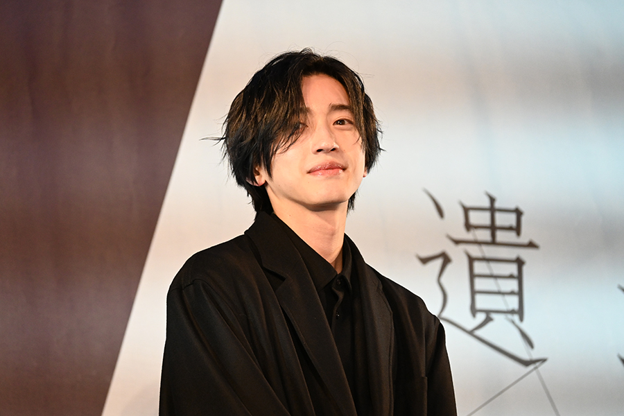 映画の記念イベントに登壇したなにわ男子・道枝駿佑（3月11日・大阪市内・Lmaga.jp撮影）