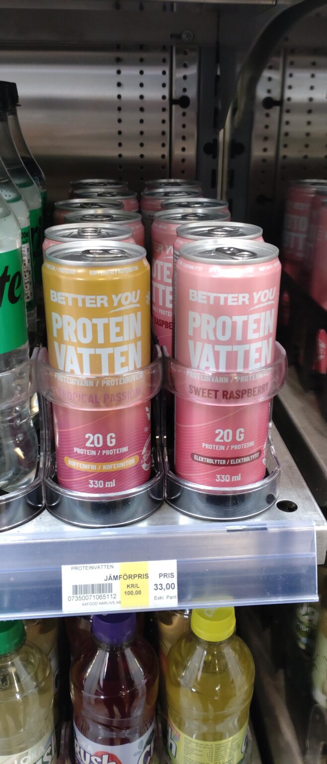 プロテインウォーターの販売を開始したとき、プロテインの熱狂は行き過ぎました