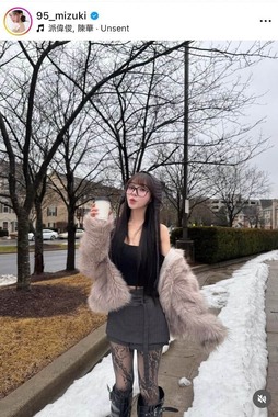 リン・シャンさんのインスタグラム（＠95_mizuki）より