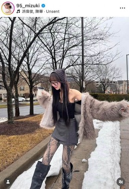 リン・シャンさんのインスタグラム（＠95_mizuki）より