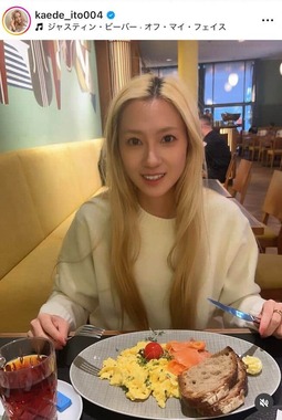伊東楓さんのインスタグラム（＠kaede_ito004）より