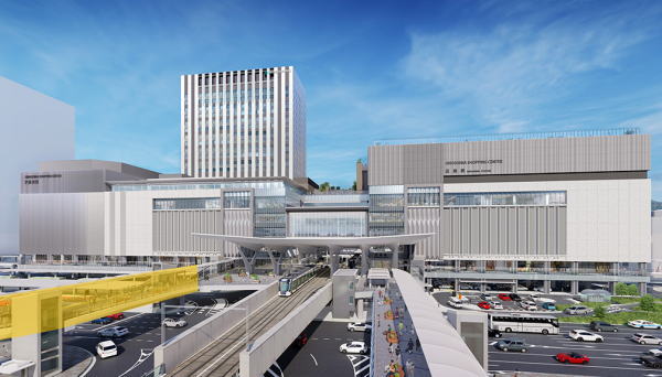 広島駅、残りの工事 Aブロック接続デッキは2028年春に完成予定