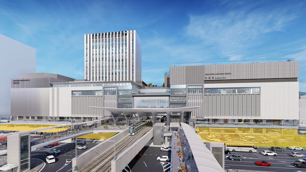 広島駅、残りの工事 広島駅南口交通広場は2028年度に完成予定