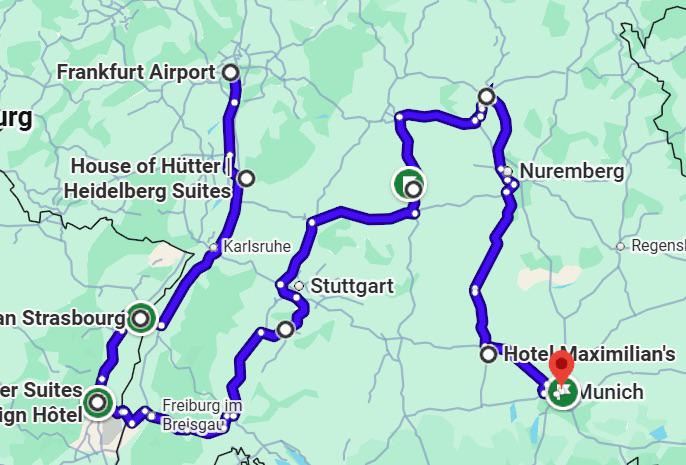 ドイツロードトリップ 5月21日～31日