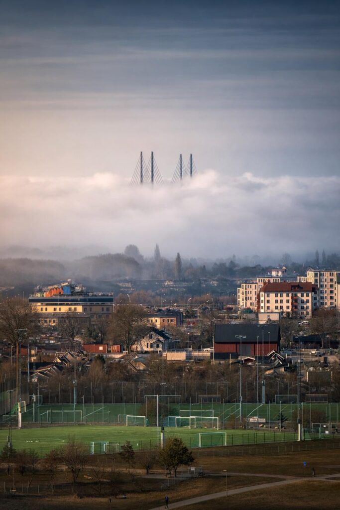 今朝のマルメはとても気持ちの良い朝でした