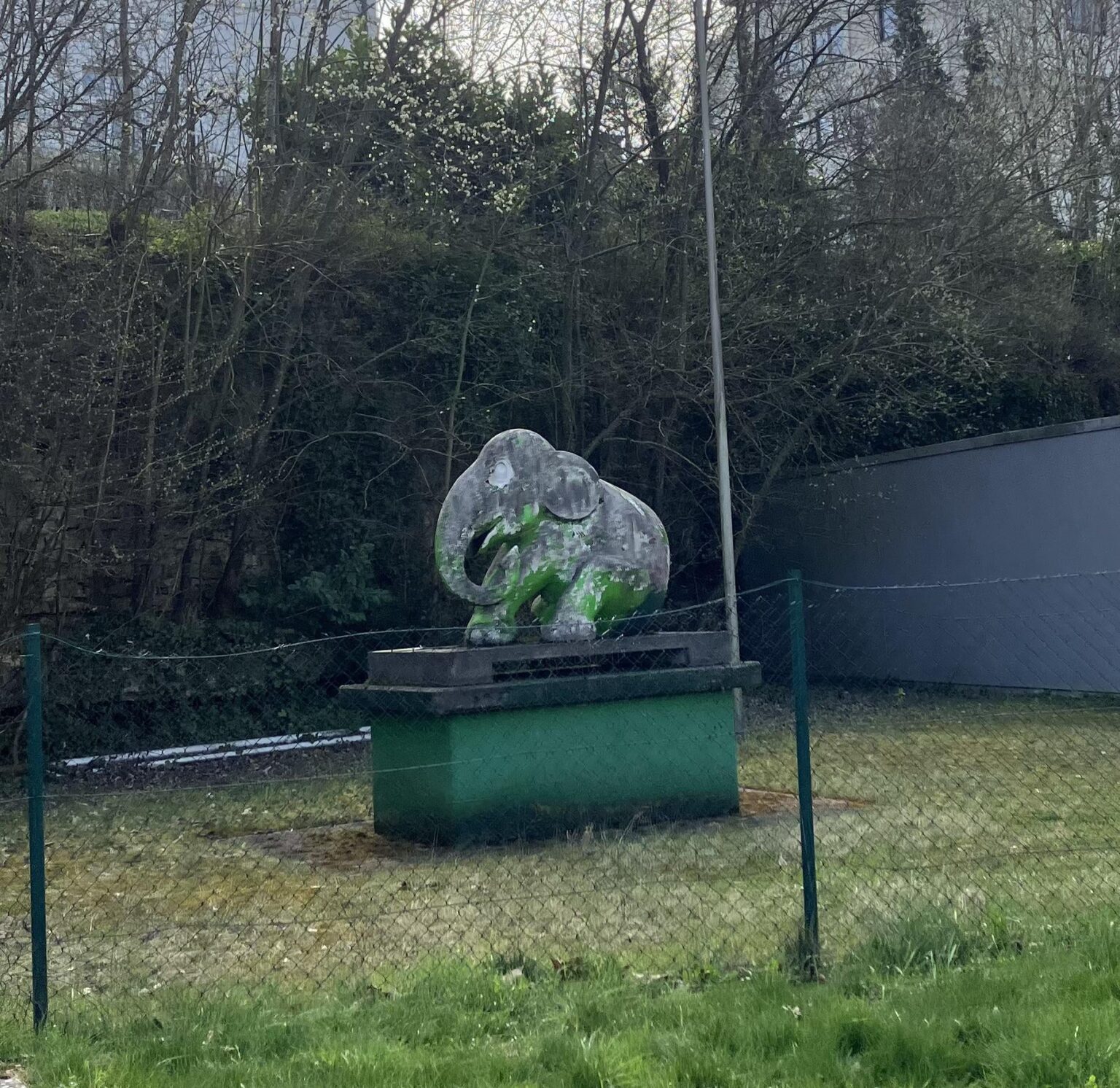 スタレプラザの近くにいるこの象は何ですか?