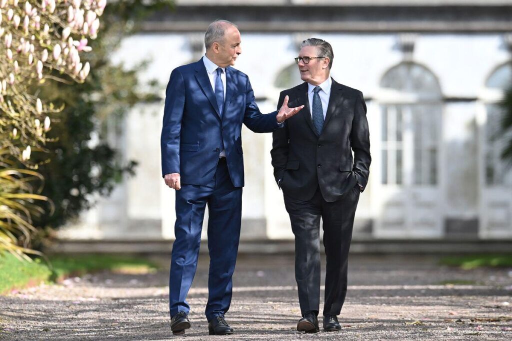 アイルランド首相、ホワイトハウス訪問中にスターマー氏を擁護