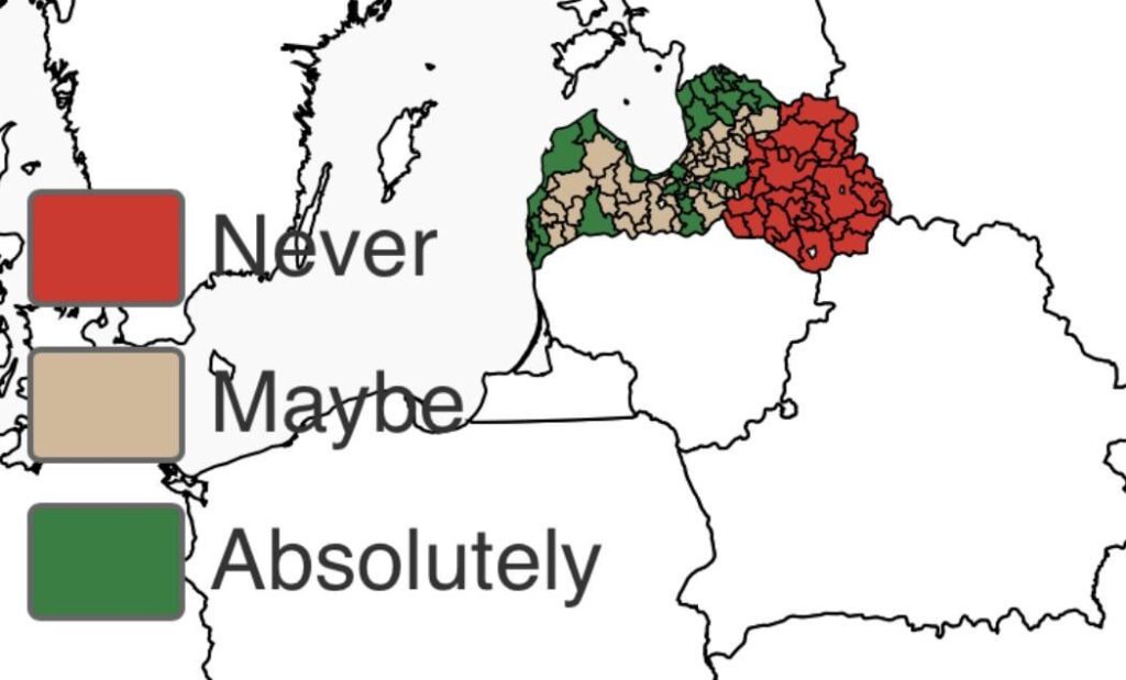 ラトビアで住みたい場所