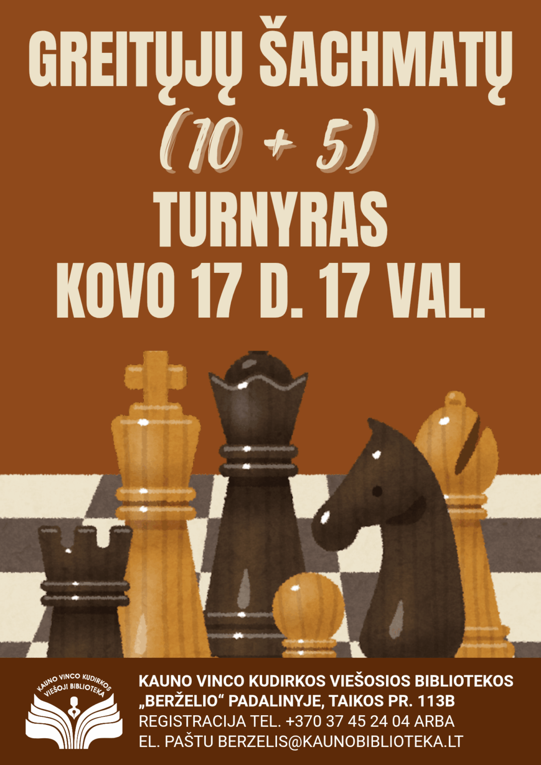 こんにちは。カウナスのチェスのトーナメントに興味がある人がいるかもしれません。