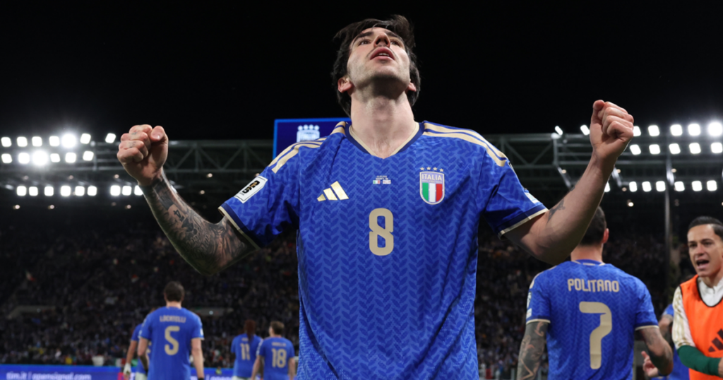 Tonali stars in World Cup play-off triumph Tonali stars in World Cup play-off triumph