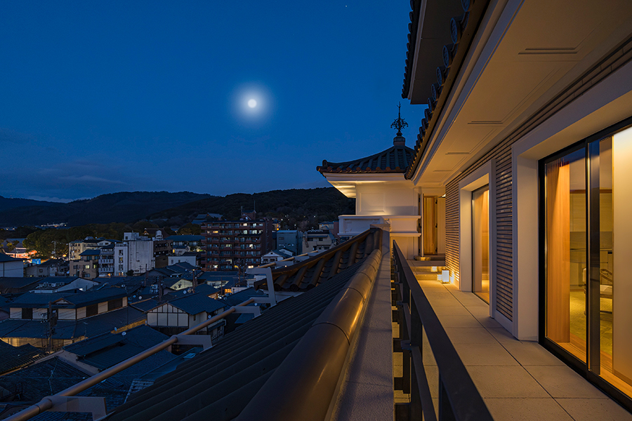 「インペリアルスイート」（1泊300万円〜）からの景色