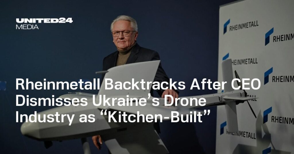 ラインメタル、CEOがウクライナのドローン産業を「厨房で作った」と否定した後、方針を撤回