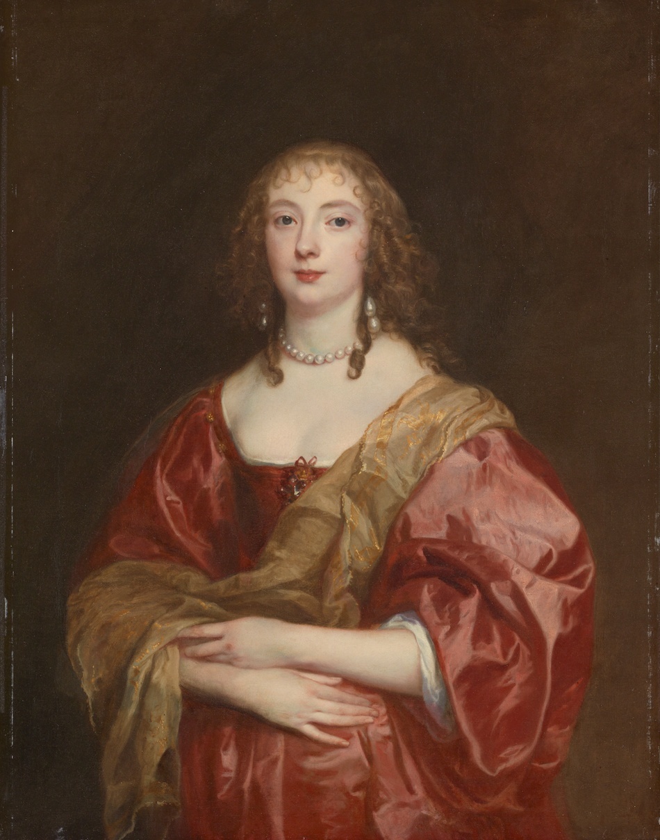 アントニー・ヴァン・ダイク「ベッドフォード伯爵夫人アン・カーの肖像」　1639年　油彩・カンヴァス
