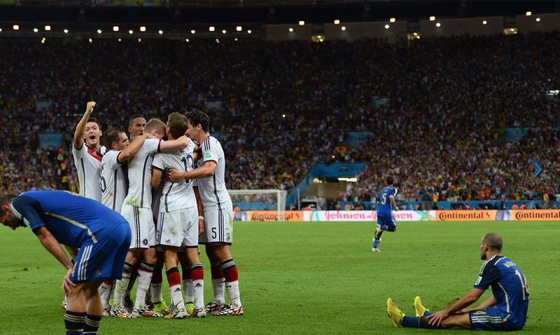 Germany defeat Argentina in the World Cup final (1-0)
