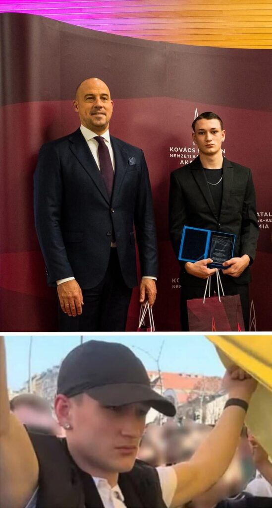 ウクライナ国旗挑発者の一人でスポーツ担当国務長官のアダム・シュミット氏（2025年12月）