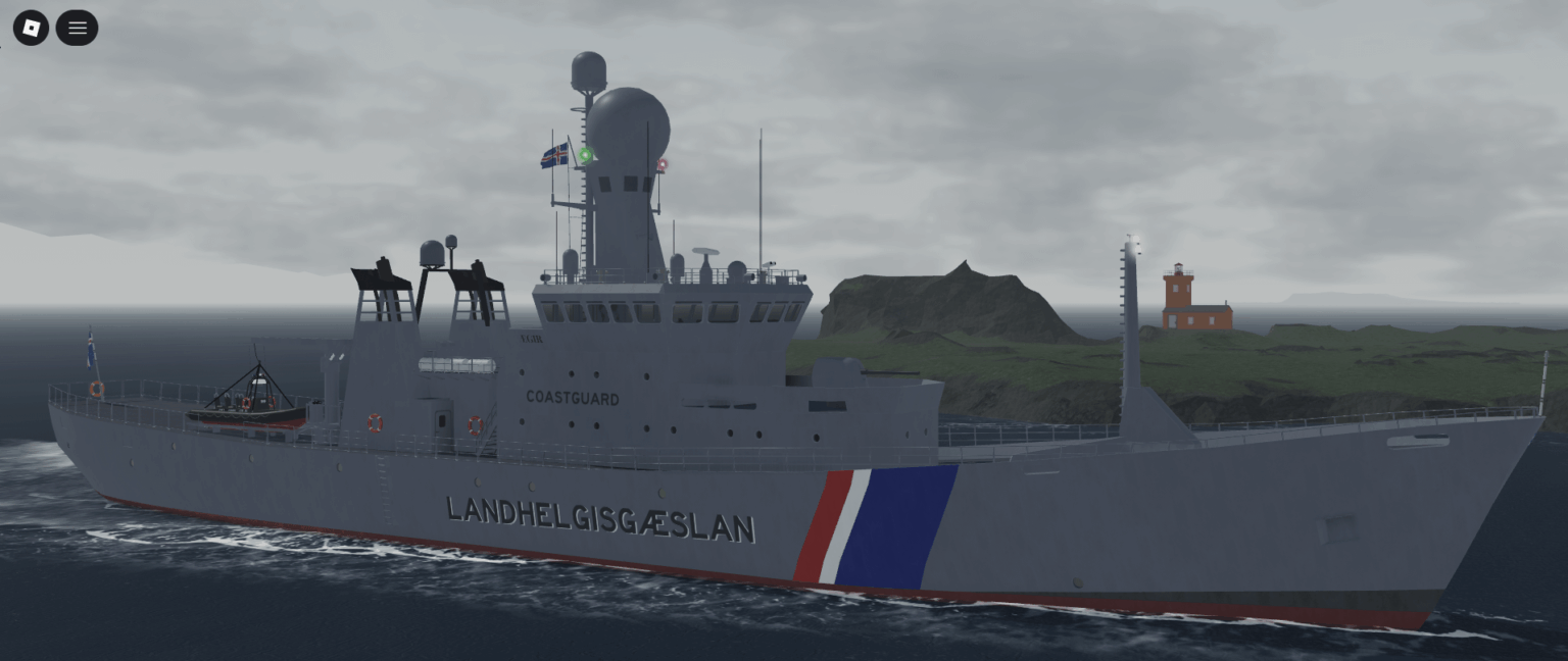 ROBLOX RPコミュニティのために作った警備船エイギル