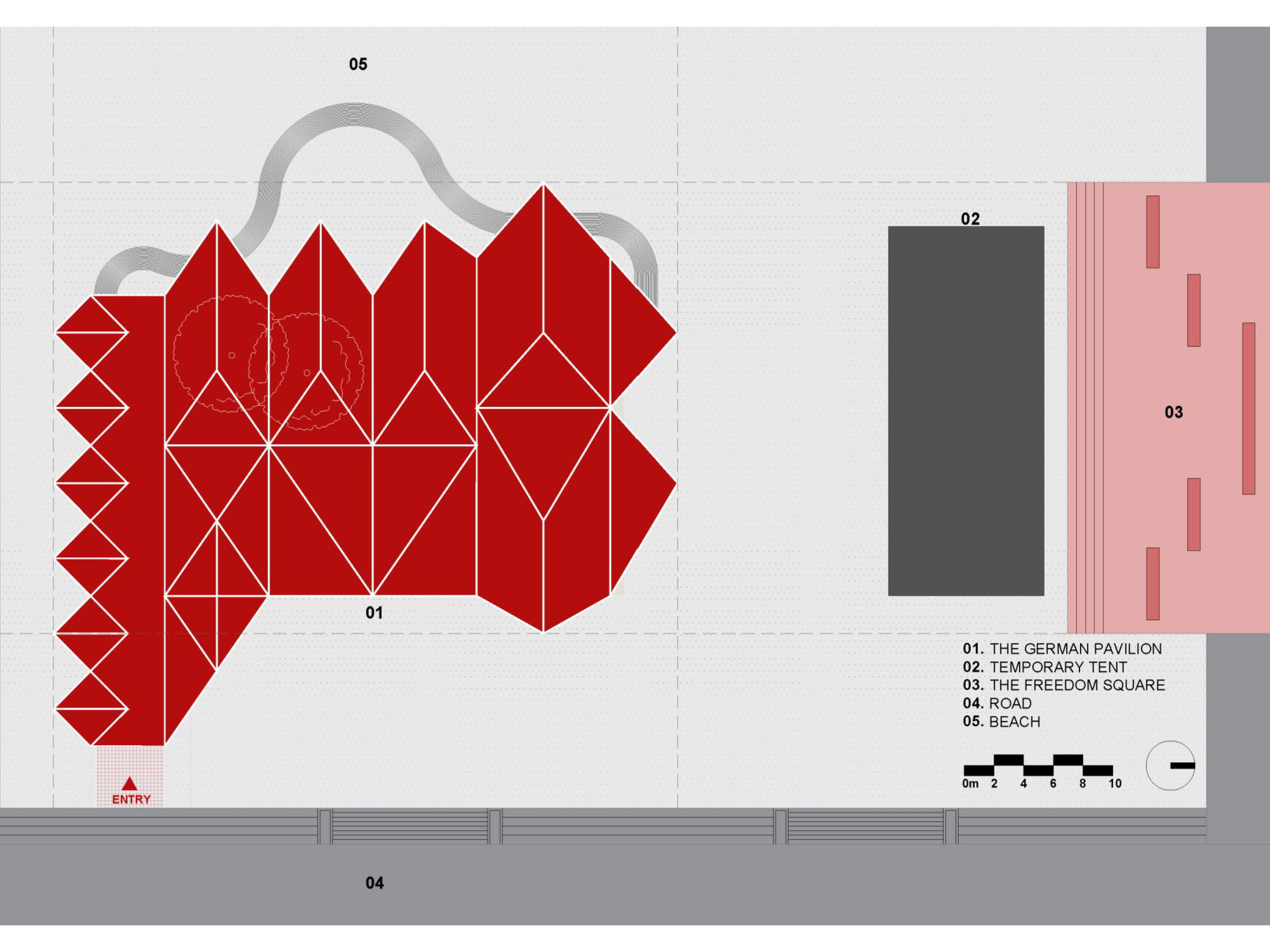 〈ドイツパビリオン（The German Pavilion）〉THE PURPLE INK STUDIO