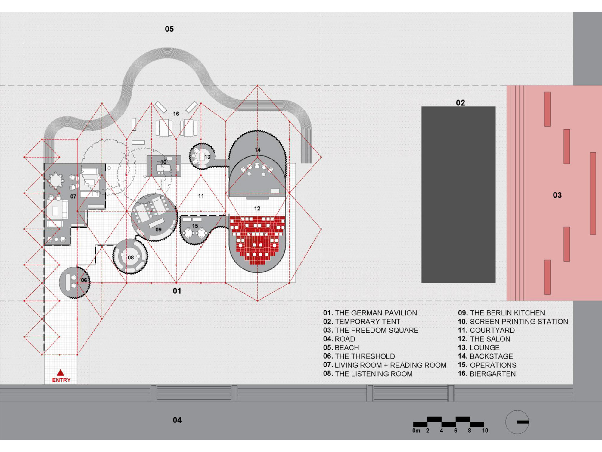 〈ドイツパビリオン（The German Pavilion）〉THE PURPLE INK STUDIO