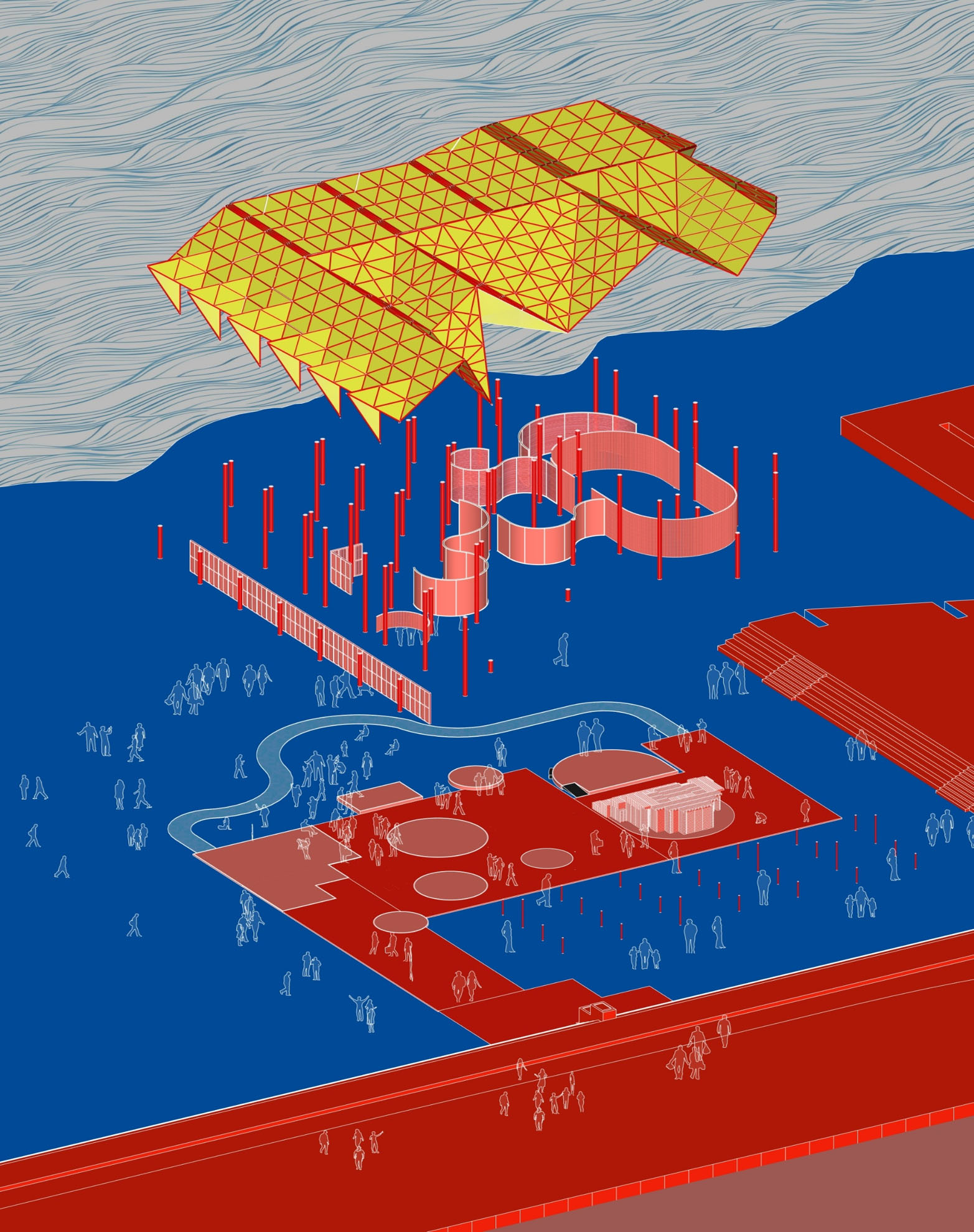 〈ドイツパビリオン（The German Pavilion）〉THE PURPLE INK STUDIO