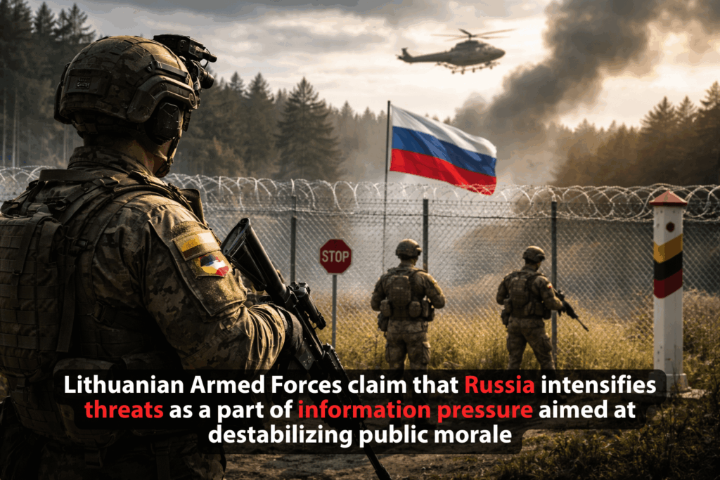 リトアニア軍はロシアの最近の脅迫に対し、国民の士気を不安定にすることを目的とした心理的戦術だと主張して反論した。軍は、バルト三国を標的としたこのような不安定化への取り組みに対する警戒と回復力の重要性を強調した。