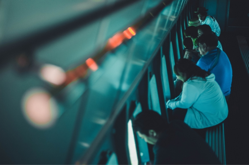 海中展望船「あまんぼう」内の写真