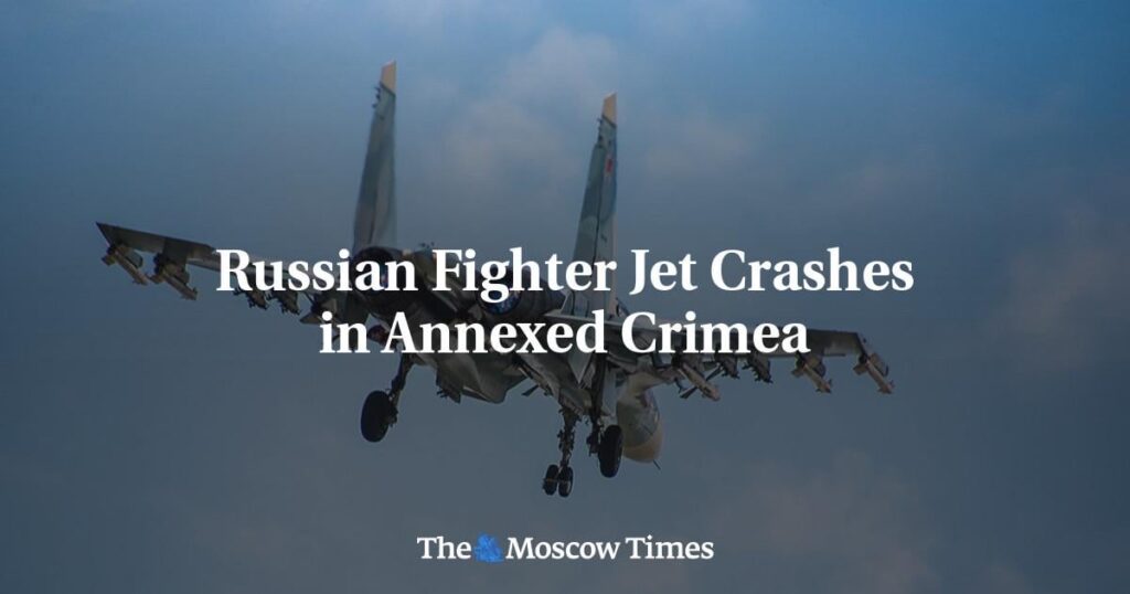 ロシア戦闘機、併合クリミアで墜落 - モスクワ・タイムズ