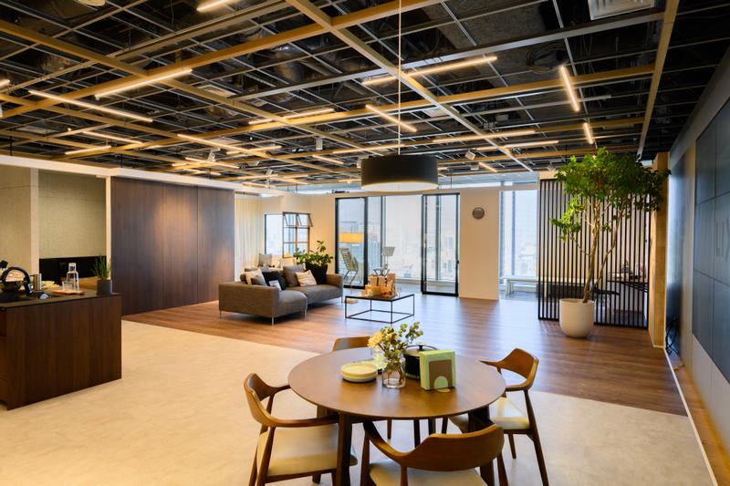 イベントでは、「コンフォート グレイン」がテーマの空間が展示された。