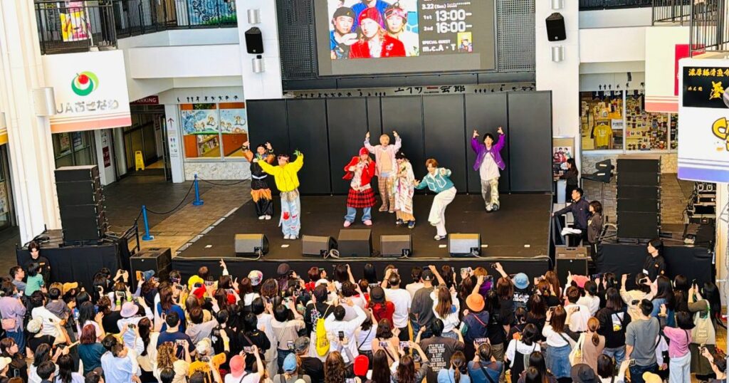 ＤＡ　ＰＵＭＰ　ハイタッチ会　新曲記念、沖縄で初開催コザ音市場