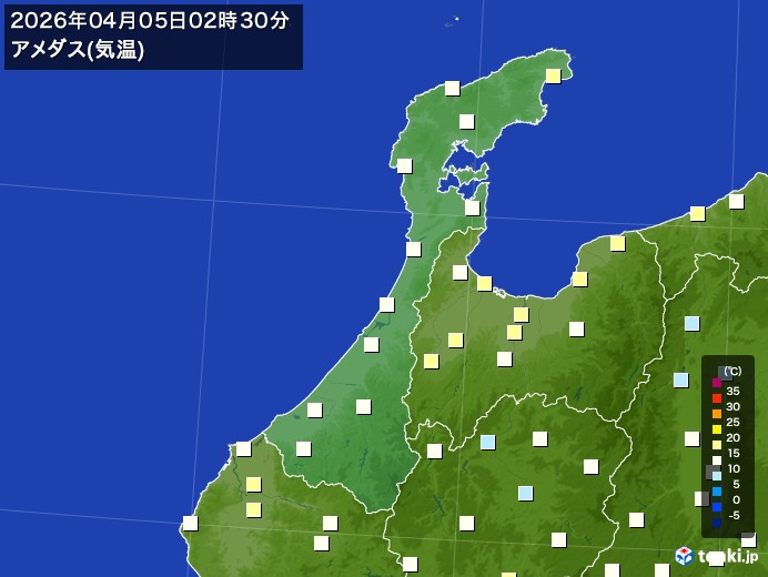 石川県の今日のアメダスの記録(04月05日) – 日本気象協会 tenki.jp 石川県の今日のアメダスの記録(04月05日) - 日本気象協会 tenki.jp