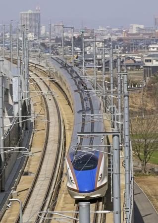 小浜通らぬルート同意せず　北陸新幹線延伸で福井知事