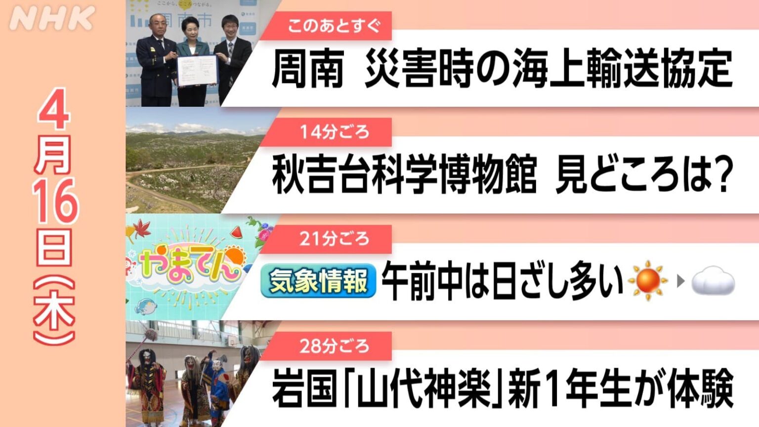 【配信4/23まで】秋吉台科学博物館 展示室リニューアル 見どころは？ ほか 4/16（木）情報維新！やまぐち