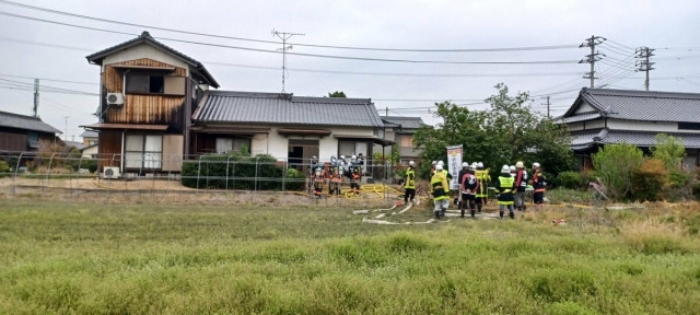 顔などにやけど 男性をドクターヘリで搬送 住宅の２階部分焼ける火事 愛媛・今治