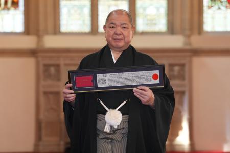 八角理事長「名誉市民」に ロンドン、相撲普及へ貢献 | 全国のニュース | 福井新聞ONLINE