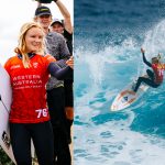 シマーズ、ムーアを制す。世界王者同士の激闘。クオーターファイナルが終了し、男女ベスト4が決定。CT第2戦マーガレット・リバー・プロ