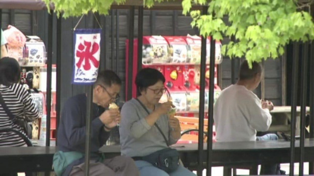 愛媛県内すべての地点で20度超え 初夏の陽気