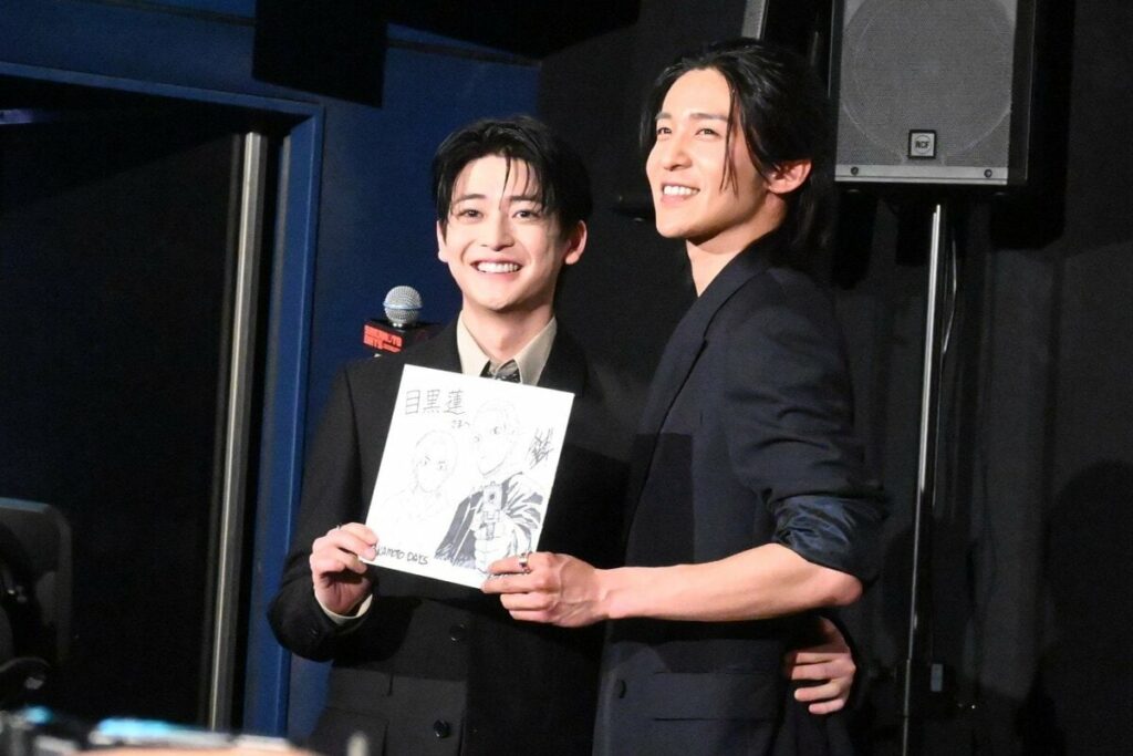 目黒蓮 原作者からのサプライズに「めっちゃうれしい！どうやってカナダに持って行こう」と感激！映画『SAKAMOTO DAYS』 | めざましmedia