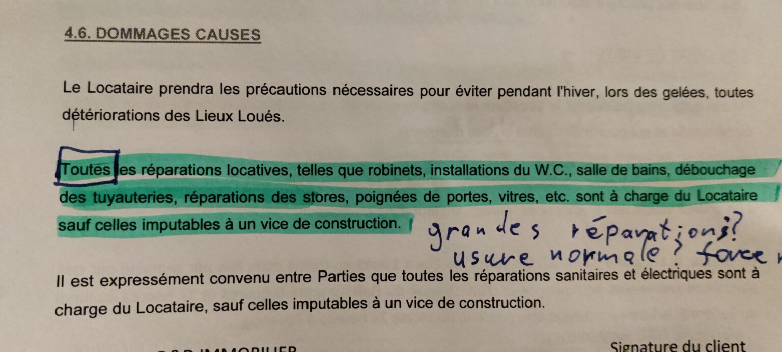 賃貸契約書に違法条項？