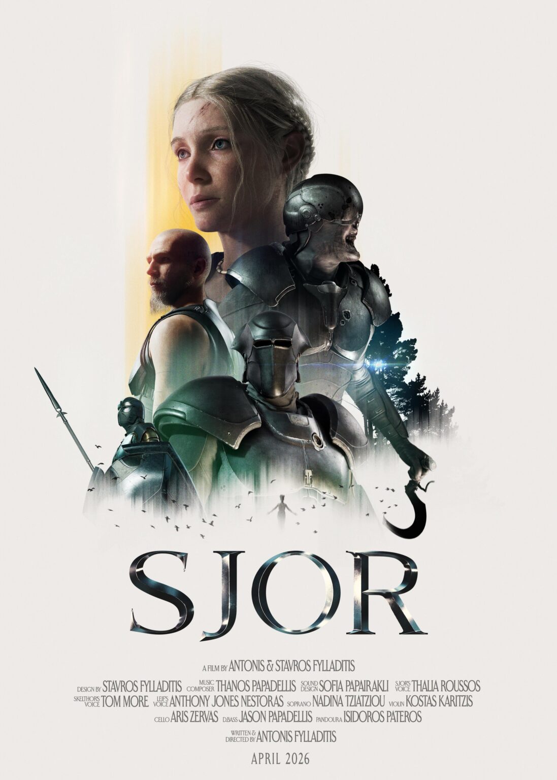 SJOR – ギリシャの SF 短編映画の公式ポスター