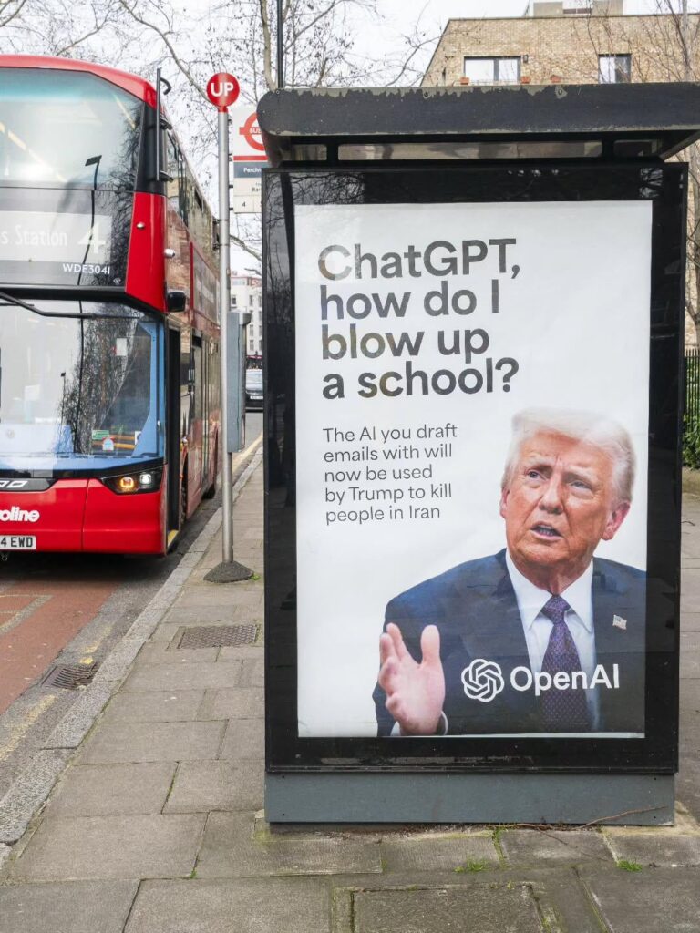 イギリス、ロンドンのバス停
