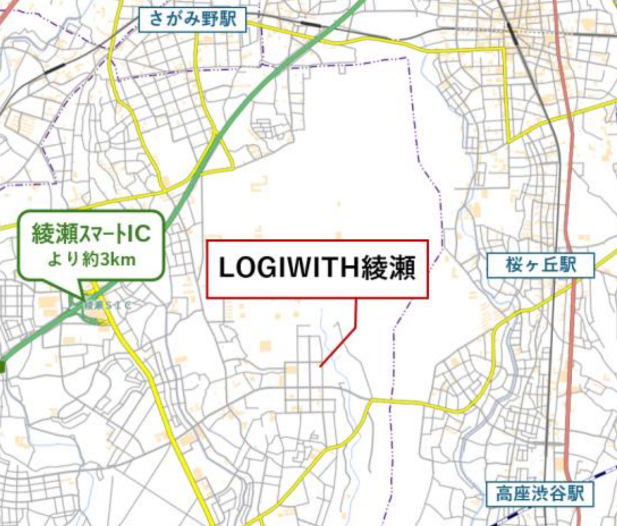 中央日本土地建物/神奈川県綾瀬市に地上4階建て約1.5万m2の物流施設竣工 20260403ni02 - 中央日本土地建物/神奈川県綾瀬市に地上4階建て約1.5万m2の物流施設竣工