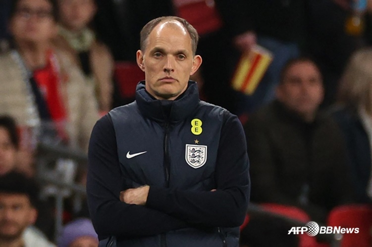 イングランド代表チームのトーマス·トゥヘル監督。 /AFPBBNews=ニュース1
