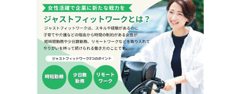 図表１：ジャストフィットワークの概要