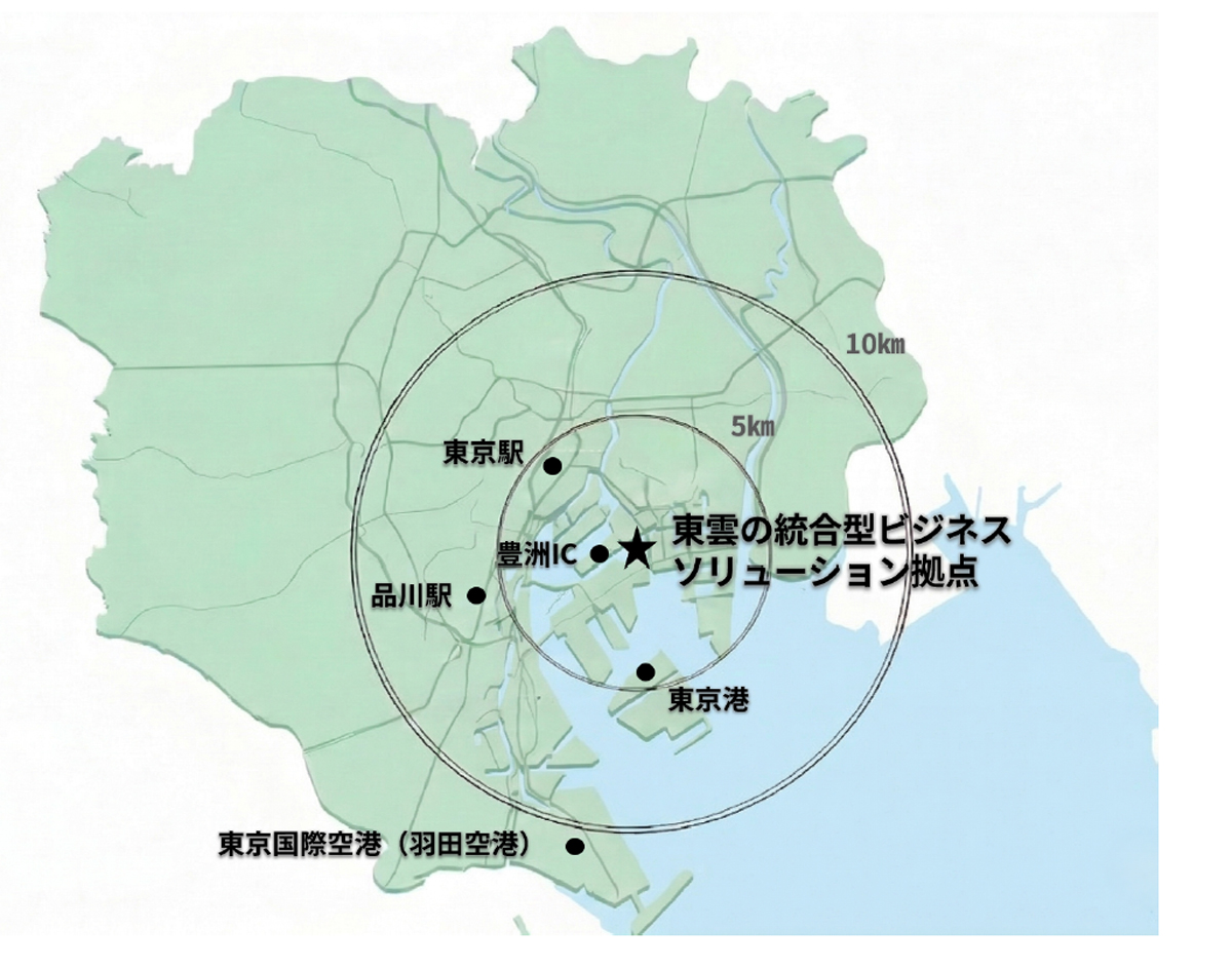 ヤマト運輸/東京都江東区に11.9万m2の法人向け統合型拠点を開設 20260407ya02 - ヤマト運輸/東京都江東区に11.9万m2の法人向け統合型拠点を開設
